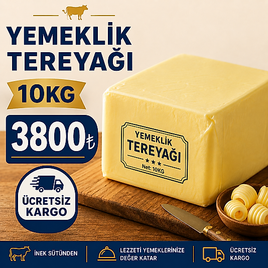 Y. Tereyağı 10 kg az tuzlu 1. Sınıf